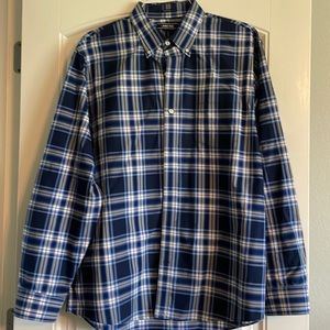 Lands’ End No Iron Twill Traditional Fit XL 17-17.5